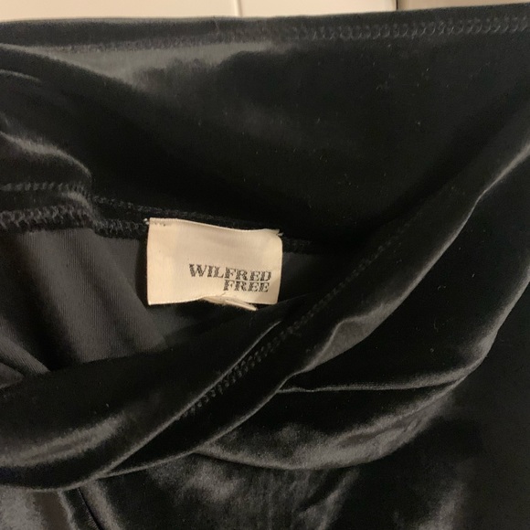 Wilfred free Velour Velvet Pencil Skirt XXS Aritzia - Picture 6 of 9
